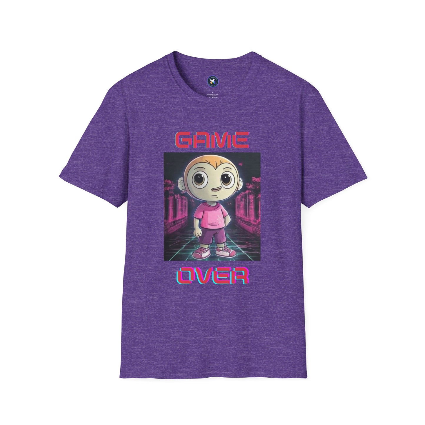 Game Over Unisex Softstyle T-Shirt - Fun Gamer Tee for Casual Wear