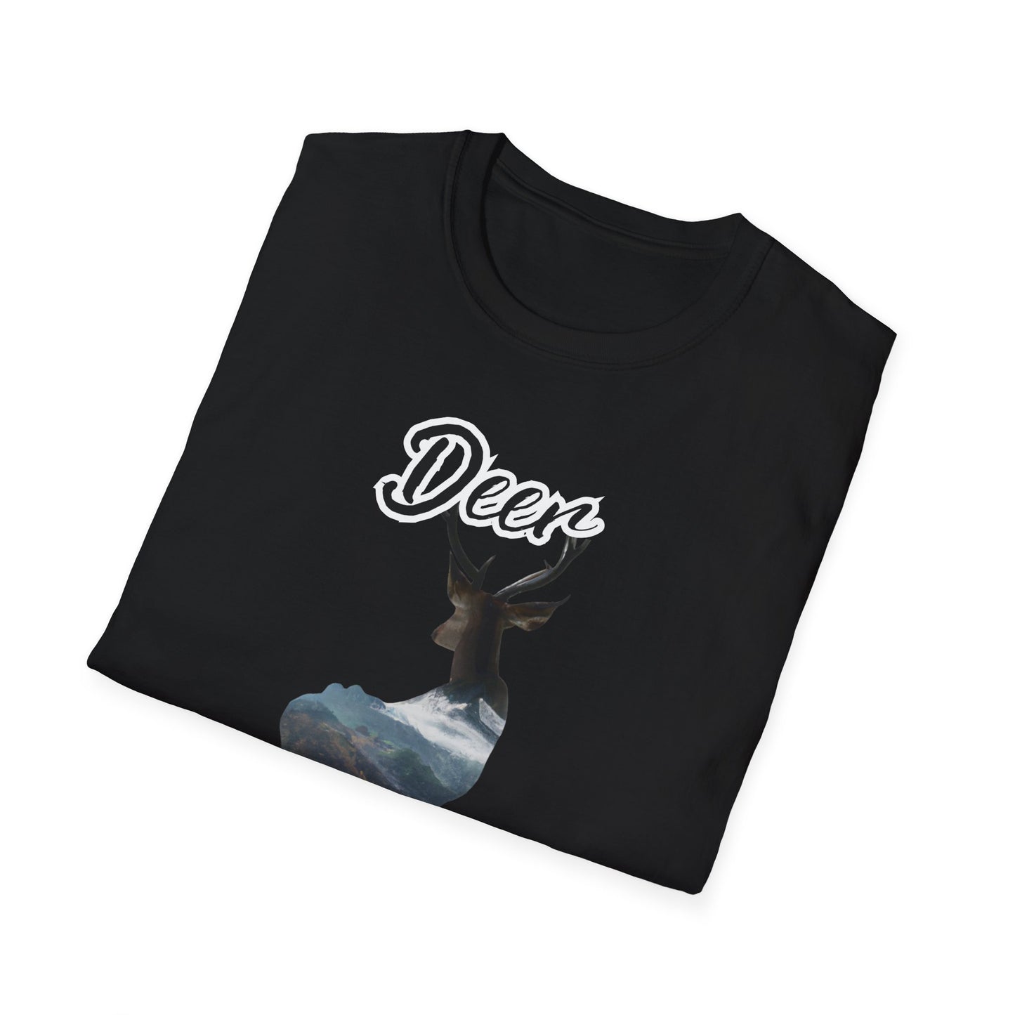 Unisex Softstyle T-Shirt - 'Deer to be Different' Nature-Inspired Tee
