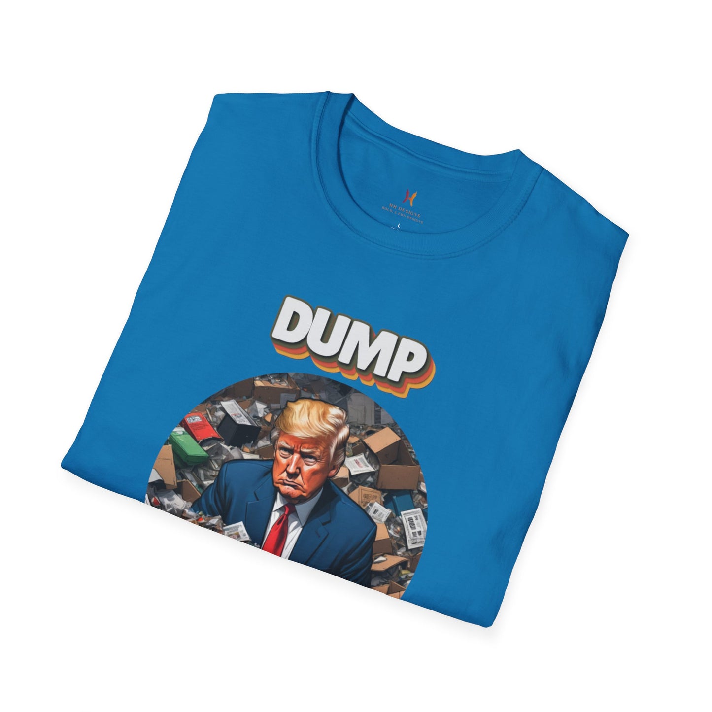 Humorous Unisex T-Shirt - "Dump Trump" Statement Tee for Political Activism and Casual Wear
