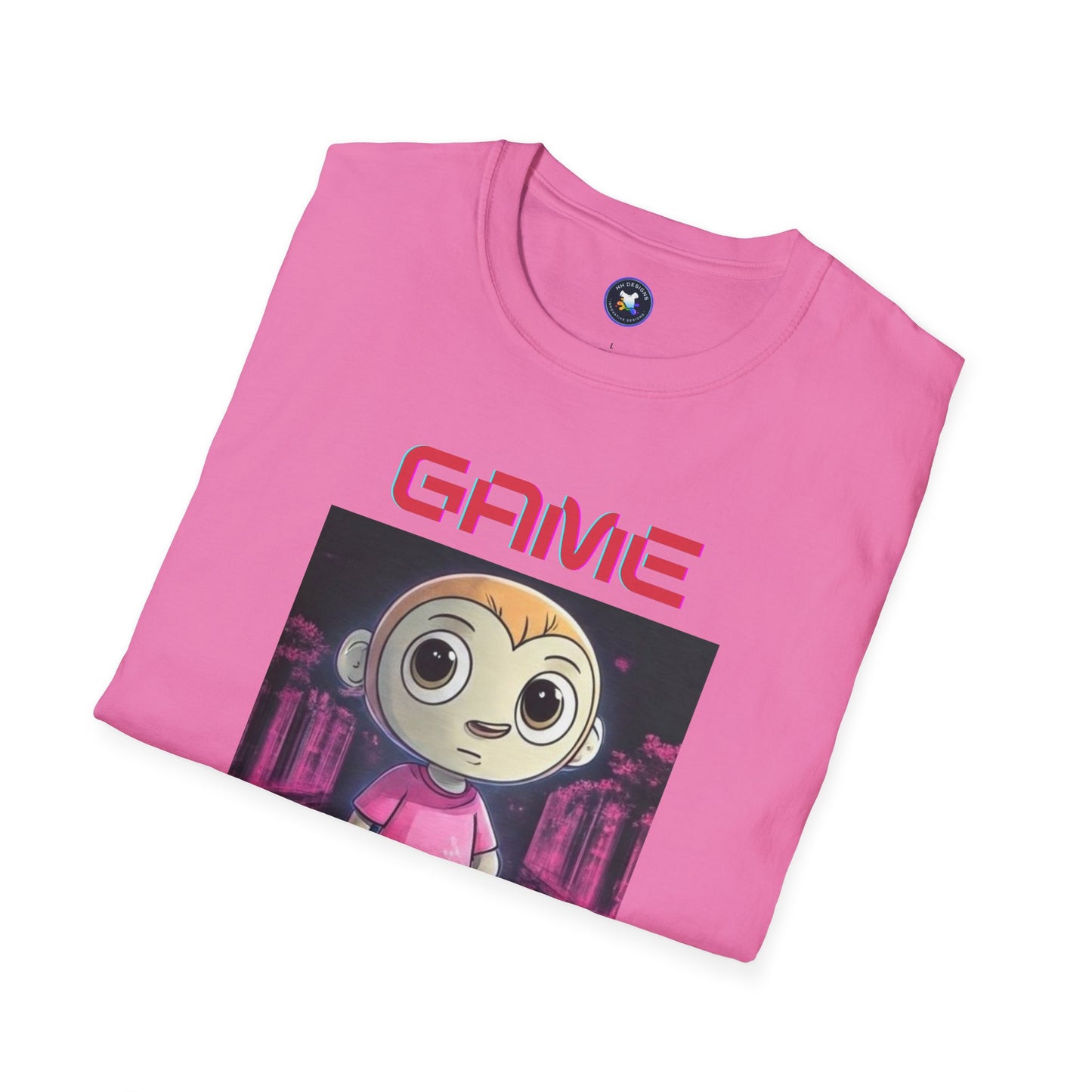 Game Over Unisex Softstyle T-Shirt - Fun Gamer Tee for Casual Wear