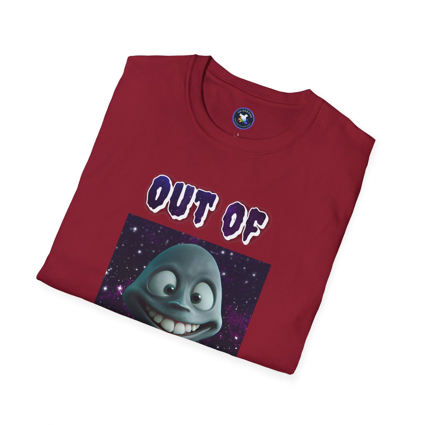 Out of This World Unisex Softstyle T-Shirt - Fun Alien Graphic Tee