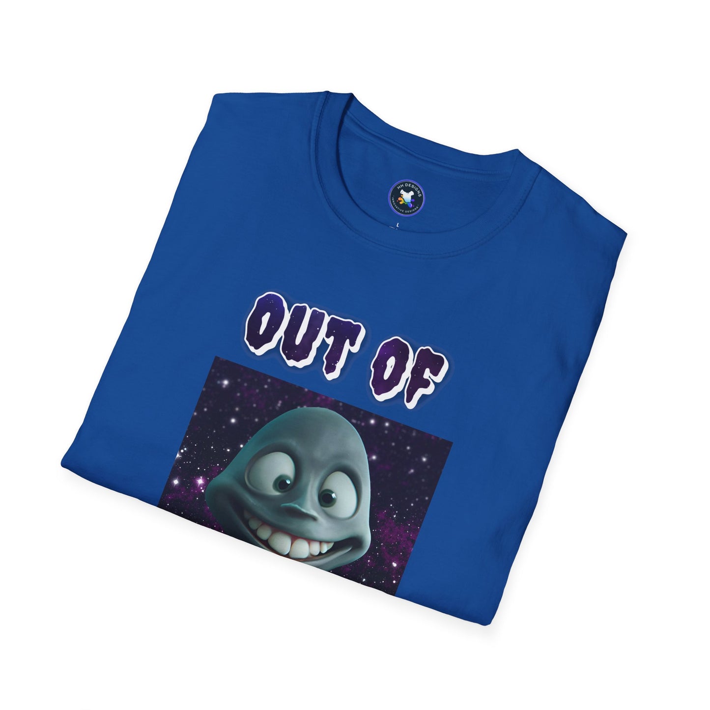 Out of This World Unisex Softstyle T-Shirt - Fun Alien Graphic Tee