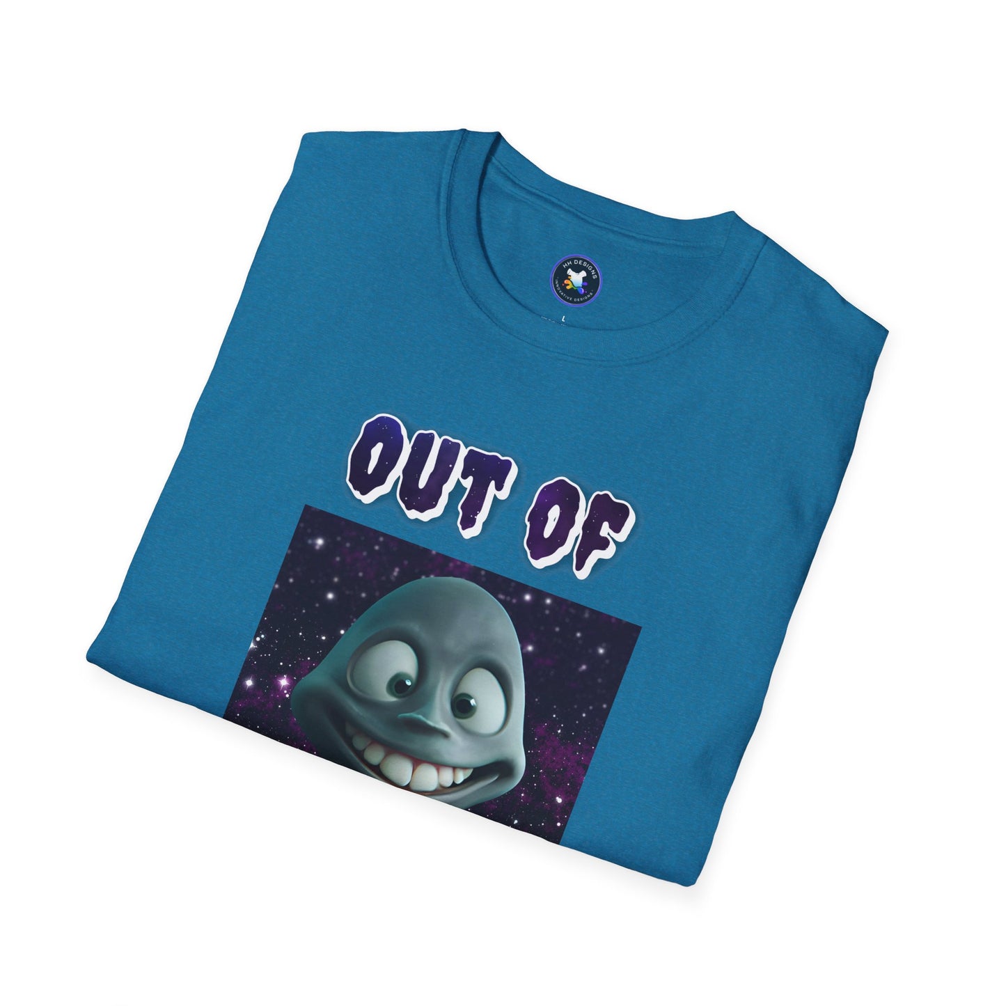 Out of This World Unisex Softstyle T-Shirt - Fun Alien Graphic Tee
