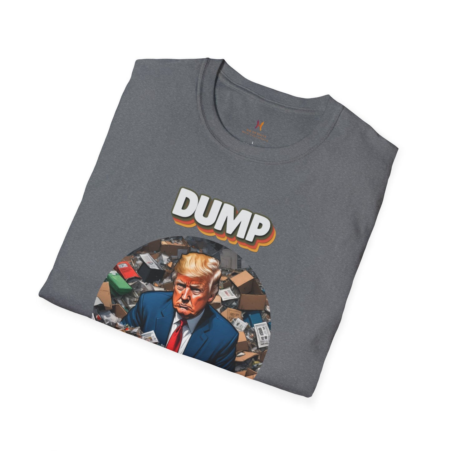 Humorous Unisex T-Shirt - "Dump Trump" Statement Tee for Political Activism and Casual Wear