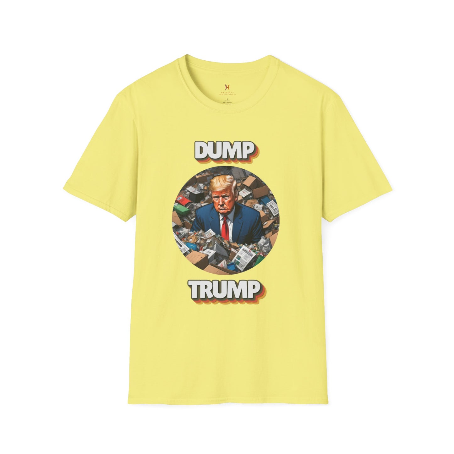 Humorous Unisex T-Shirt - "Dump Trump" Statement Tee for Political Activism and Casual Wear