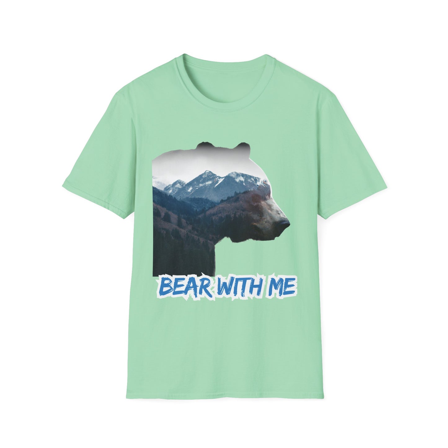 Bear With Me Unisex Softstyle T-Shirt - Nature Lover Tee