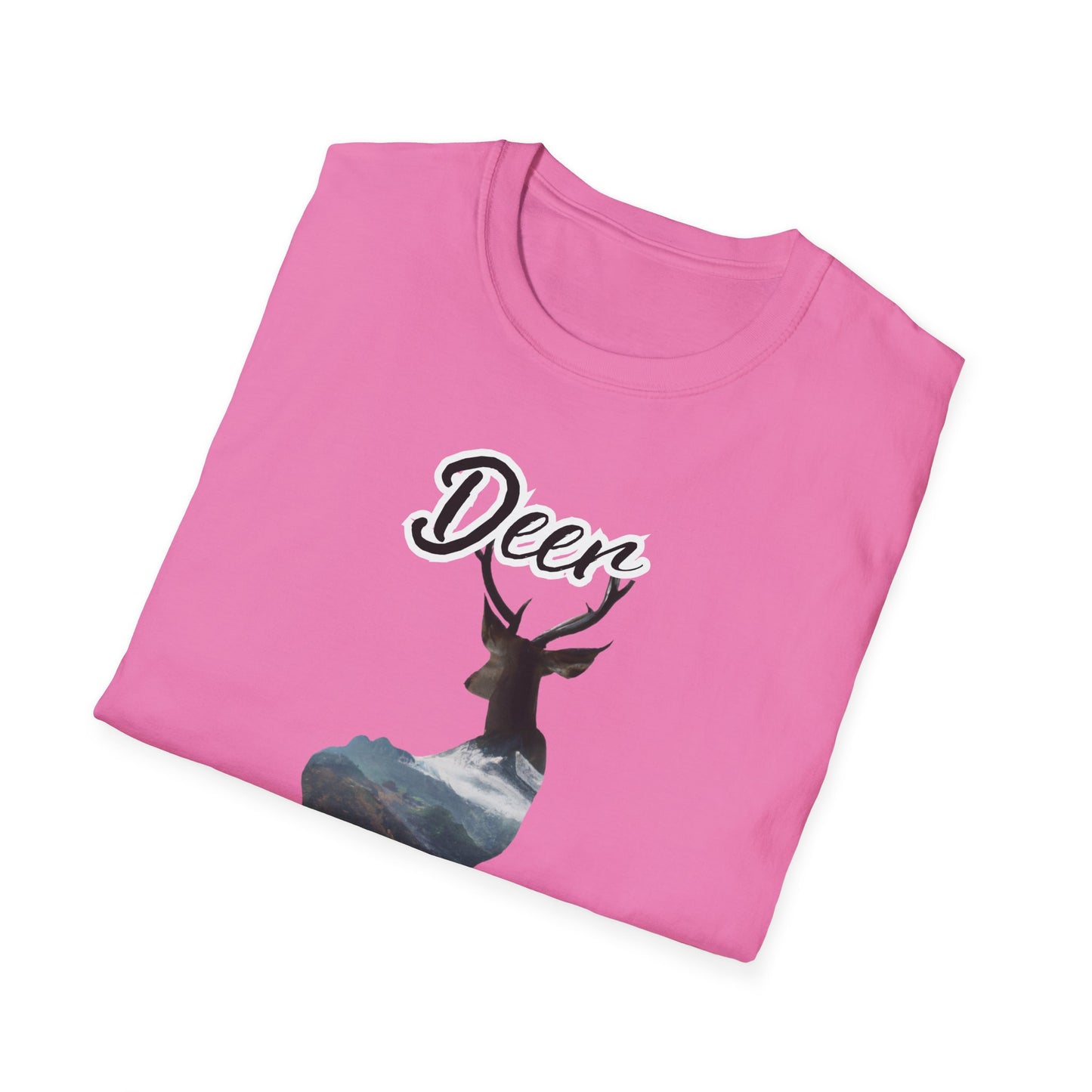 Unisex Softstyle T-Shirt - 'Deer to be Different' Nature-Inspired Tee