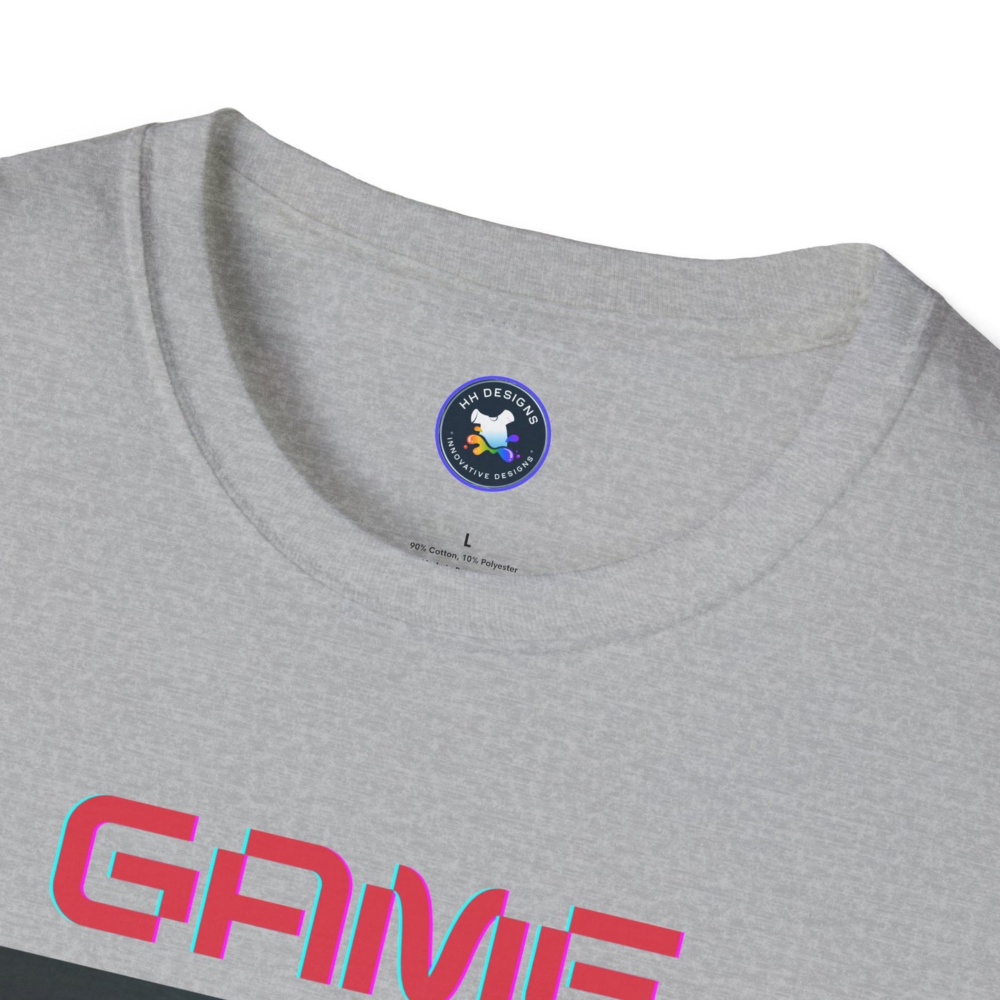 Game Over Unisex Softstyle T-Shirt - Fun Gamer Tee for Casual Wear
