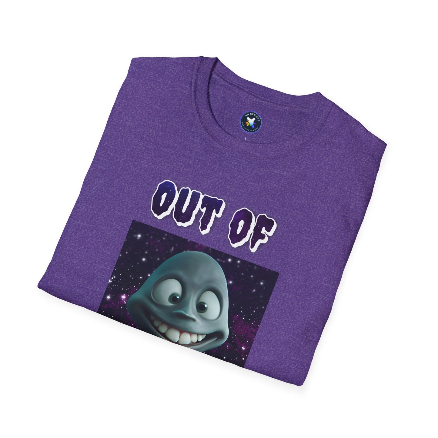 Out of This World Unisex Softstyle T-Shirt - Fun Alien Graphic Tee