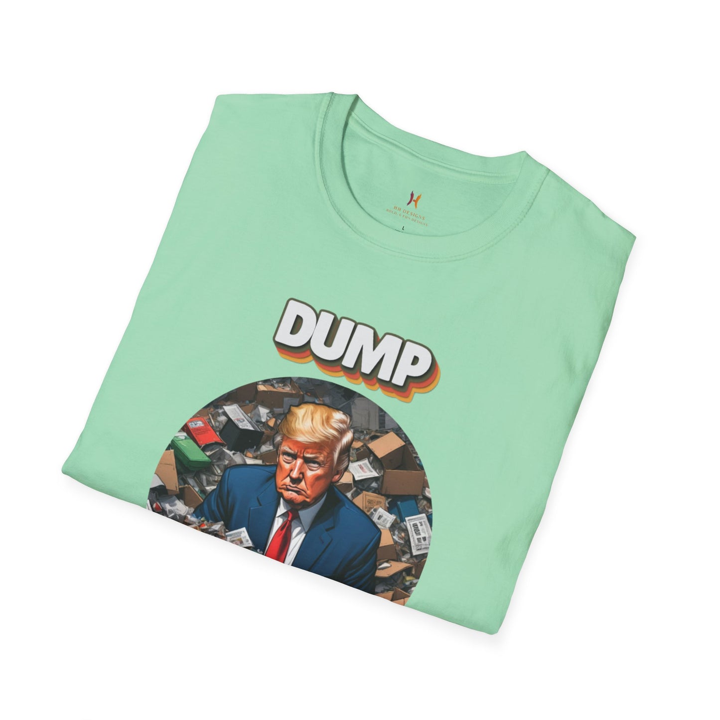 Humorous Unisex T-Shirt - "Dump Trump" Statement Tee for Political Activism and Casual Wear