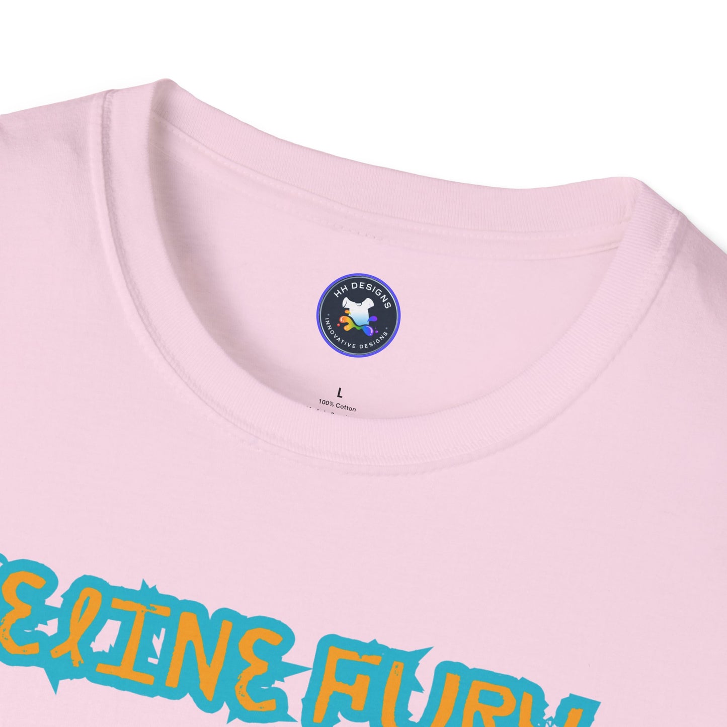 Funny Cat T-Shirt - 'Feline Fury Beware' Unisex Softstyle Tee