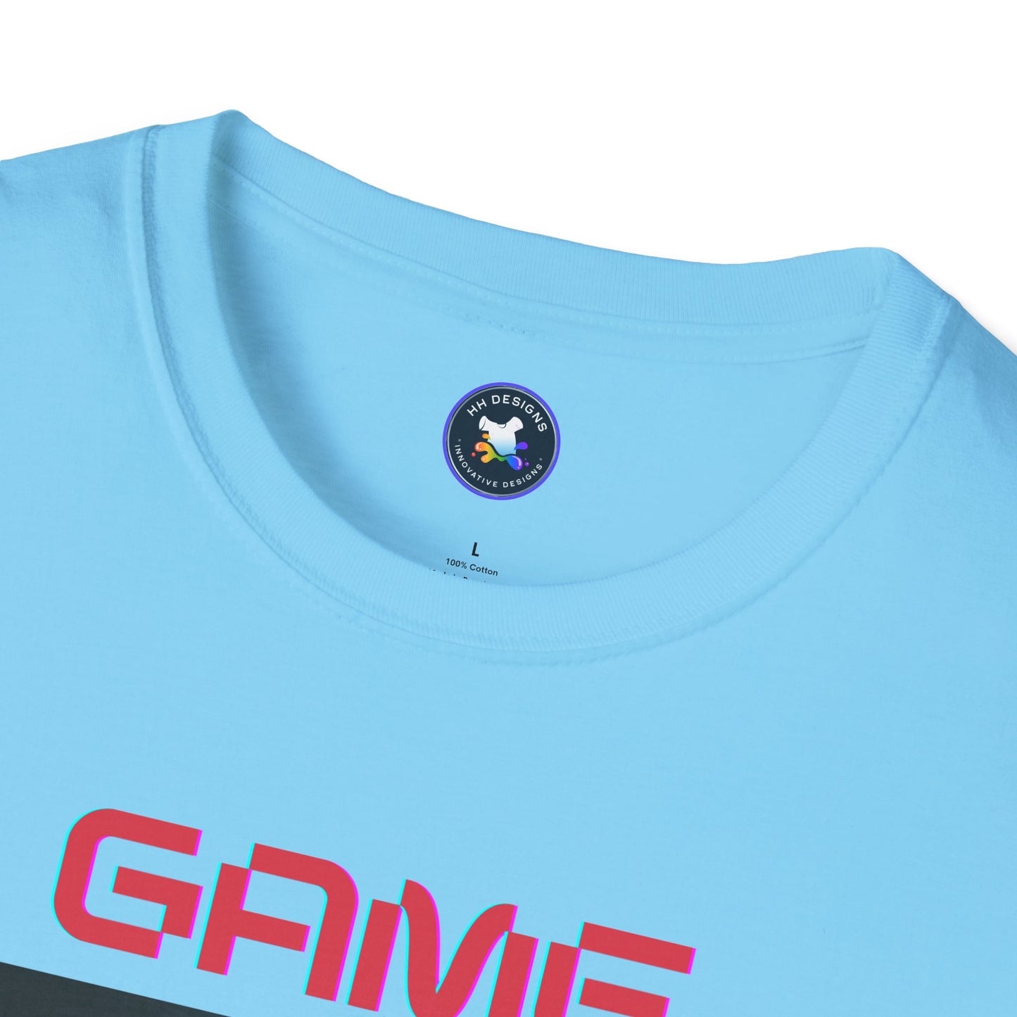 Game Over Unisex Softstyle T-Shirt - Fun Gamer Tee for Casual Wear