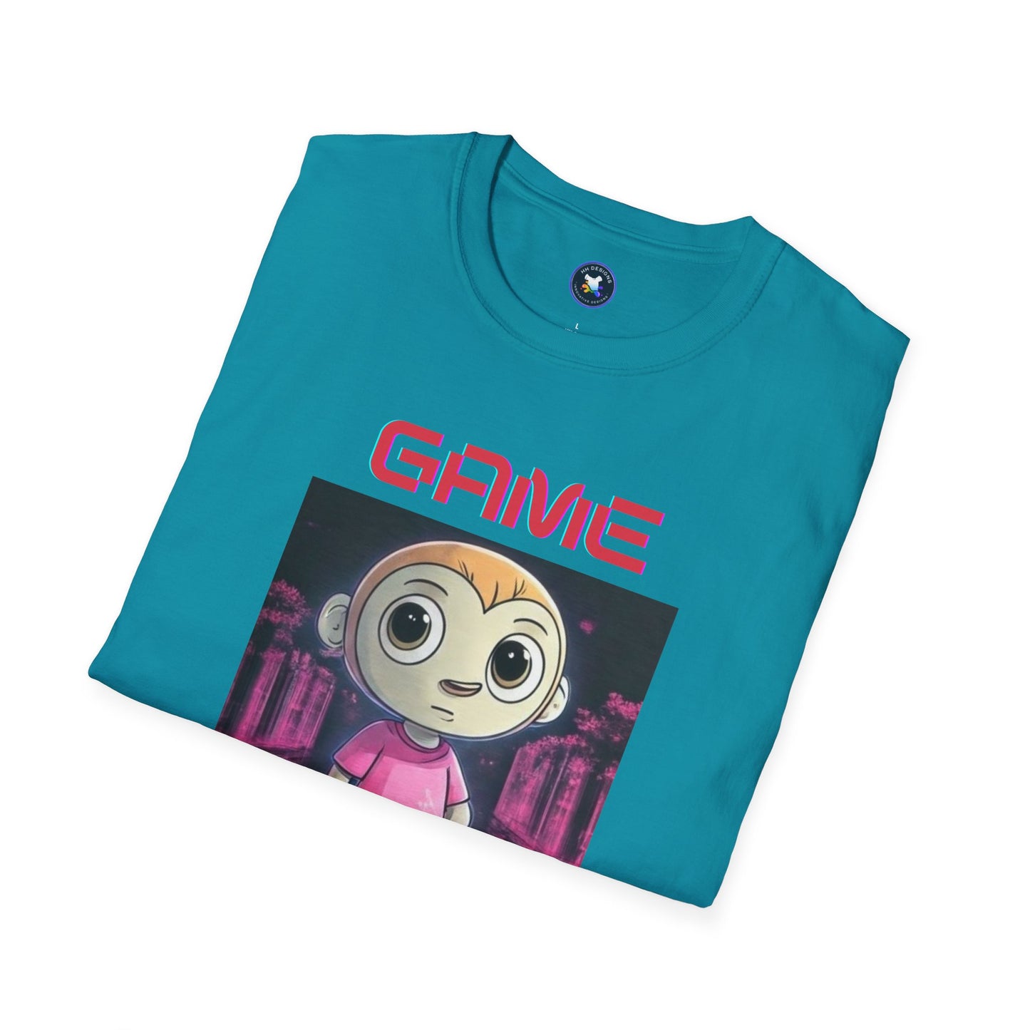 Game Over Unisex Softstyle T-Shirt - Fun Gamer Tee for Casual Wear