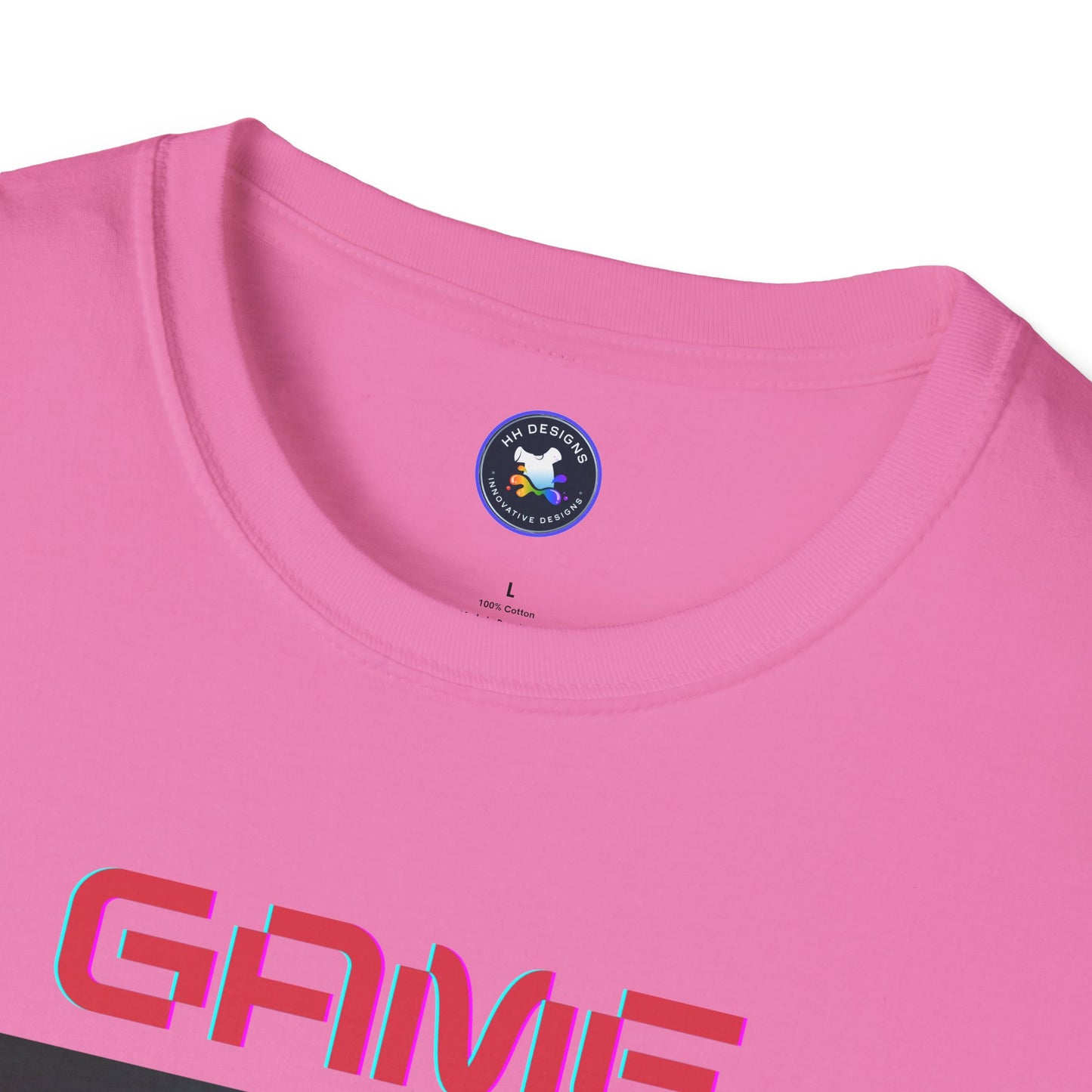 Game Over Unisex Softstyle T-Shirt - Fun Gamer Tee for Casual Wear