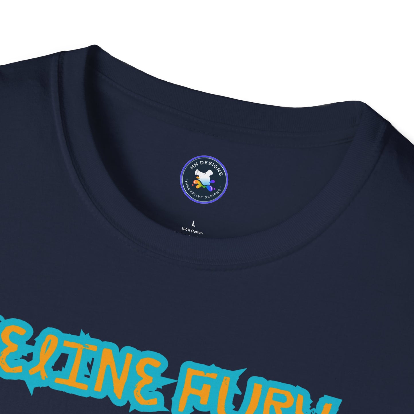Funny Cat T-Shirt - 'Feline Fury Beware' Unisex Softstyle Tee