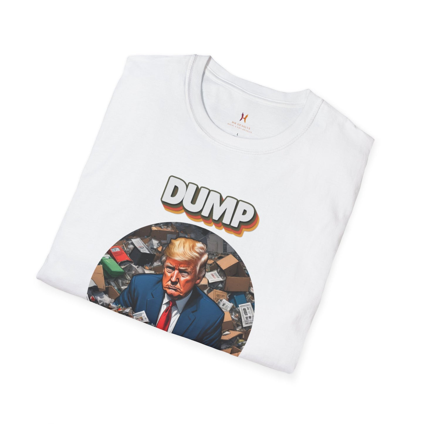 Humorous Unisex T-Shirt - "Dump Trump" Statement Tee for Political Activism and Casual Wear