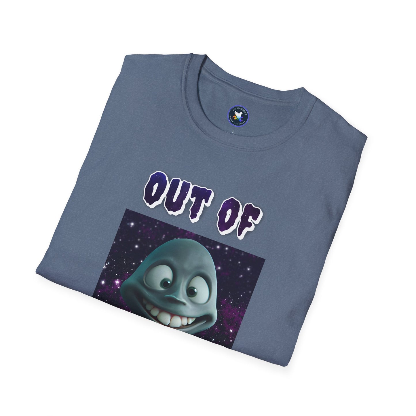 Out of This World Unisex Softstyle T-Shirt - Fun Alien Graphic Tee