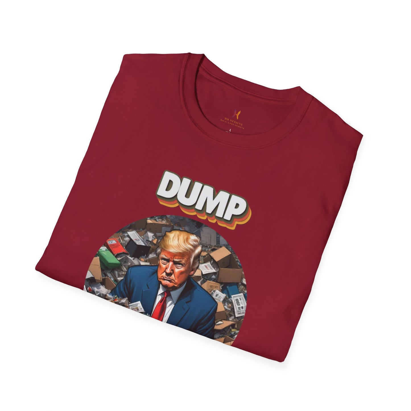 Humorous Unisex T-Shirt - "Dump Trump" Statement Tee for Political Activism and Casual Wear