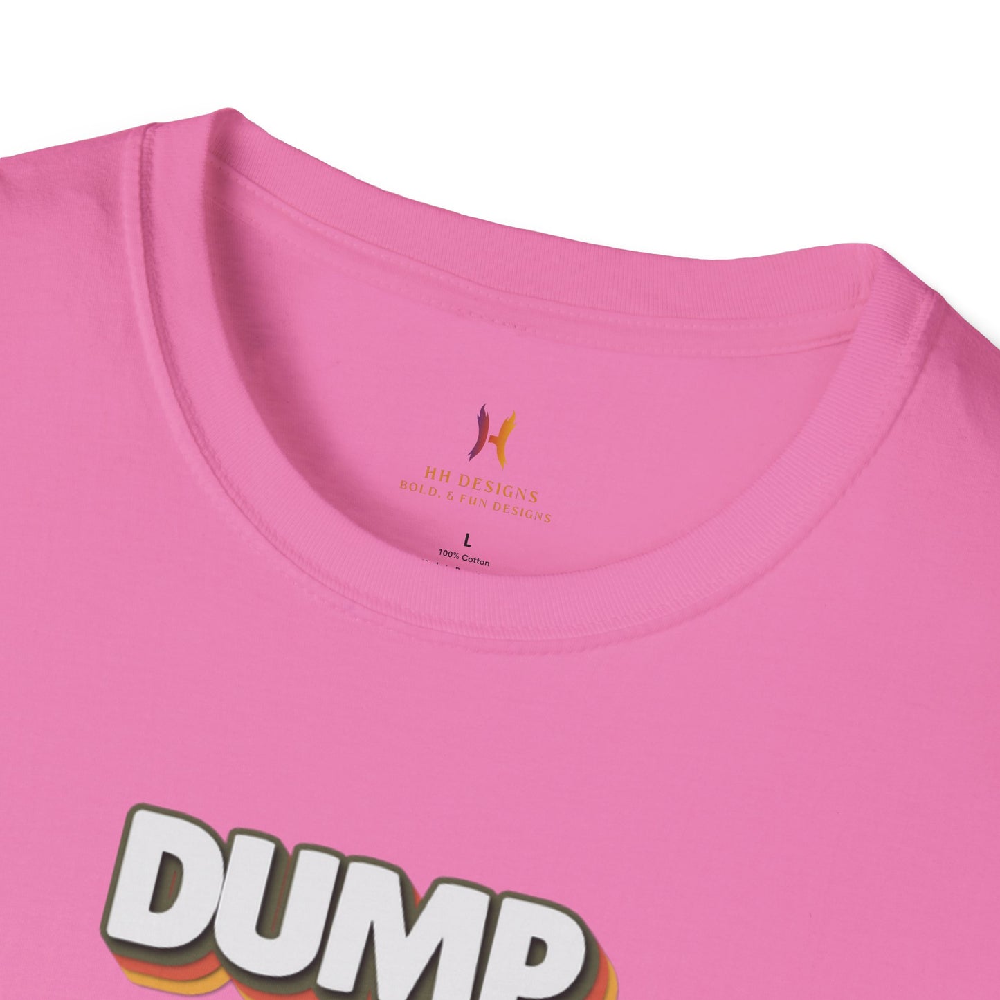 Humorous Unisex T-Shirt - "Dump Trump" Statement Tee for Political Activism and Casual Wear