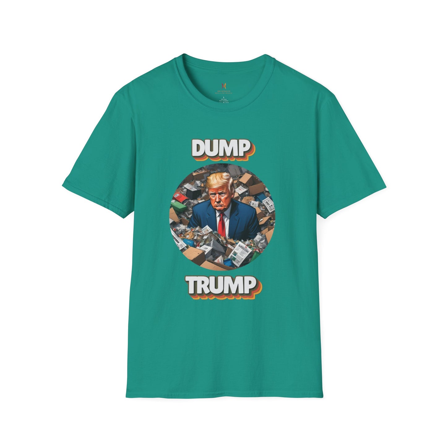 Humorous Unisex T-Shirt - "Dump Trump" Statement Tee for Political Activism and Casual Wear