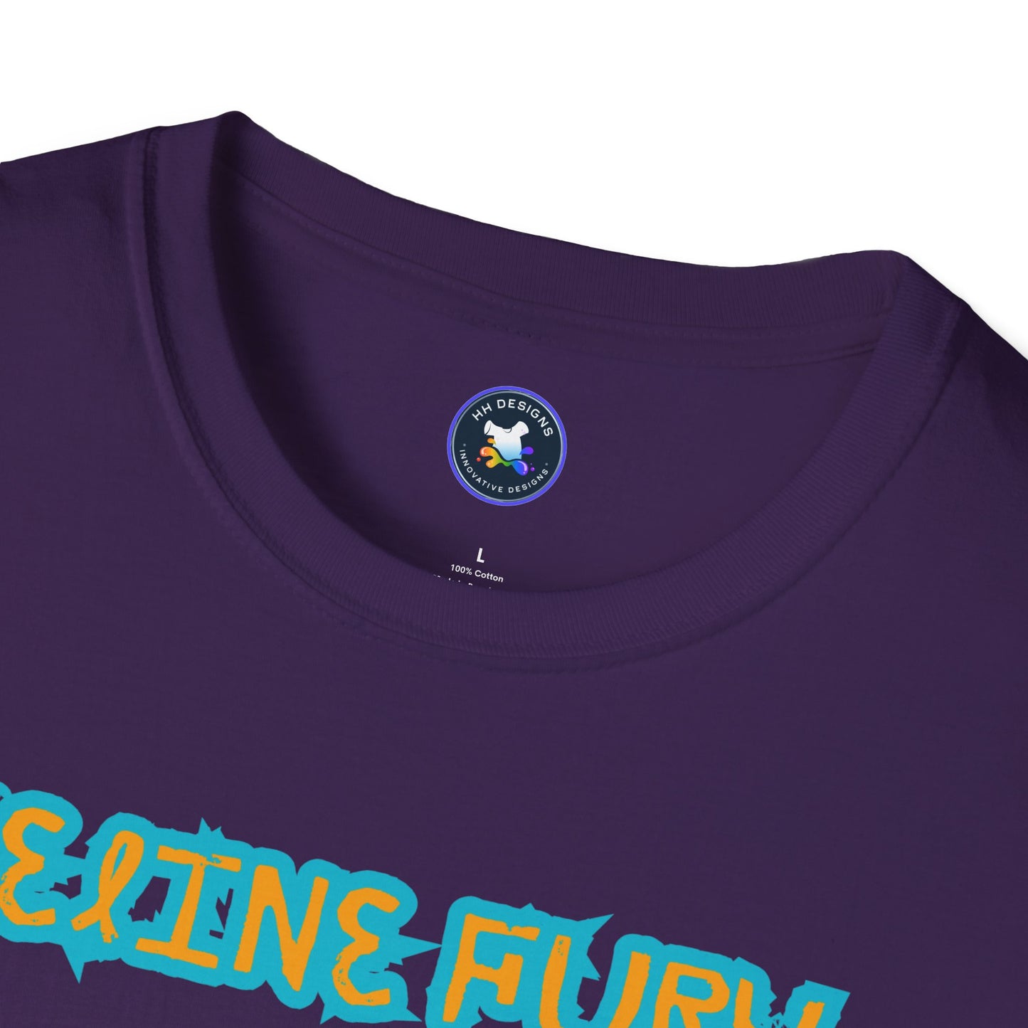 Funny Cat T-Shirt - 'Feline Fury Beware' Unisex Softstyle Tee