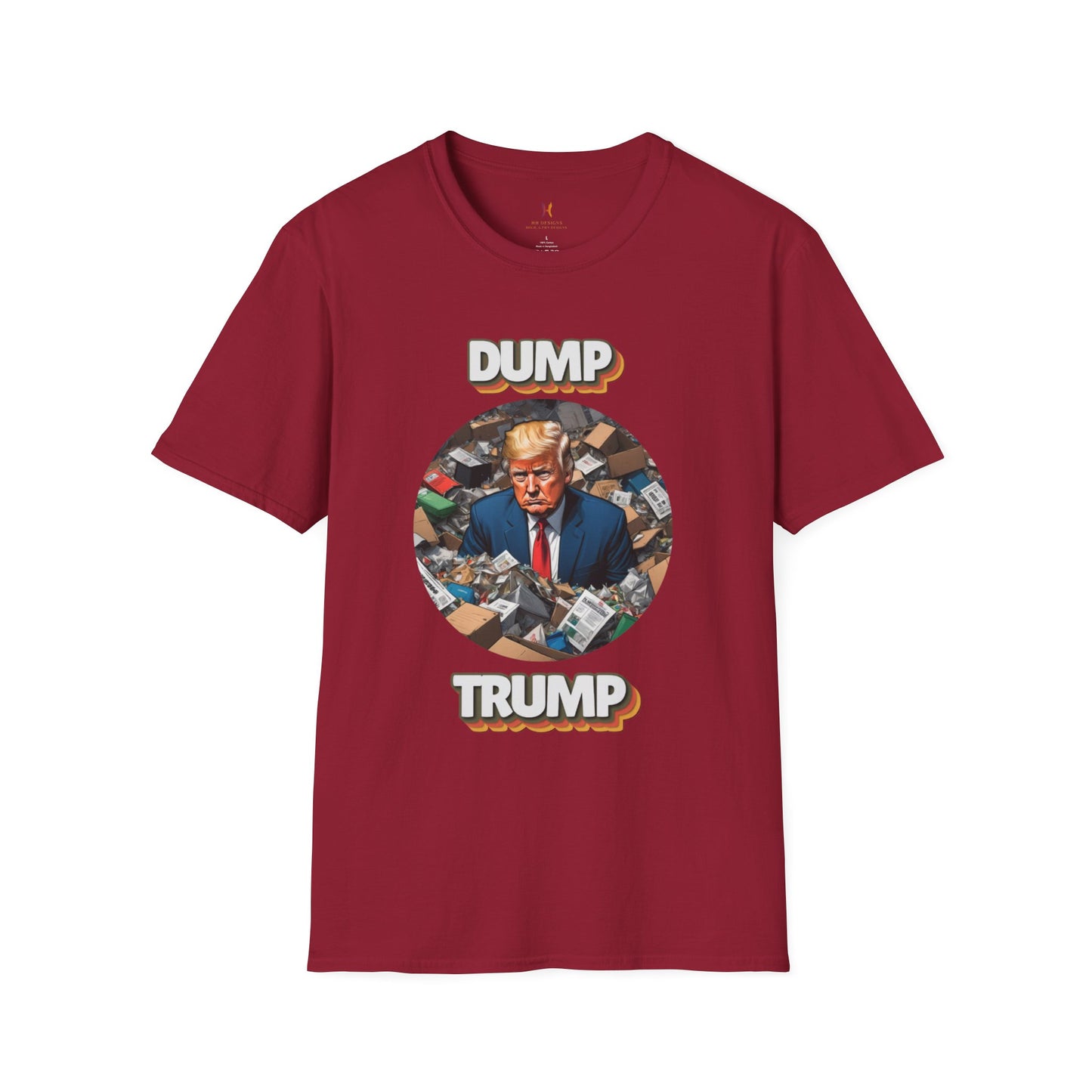 Humorous Unisex T-Shirt - "Dump Trump" Statement Tee for Political Activism and Casual Wear
