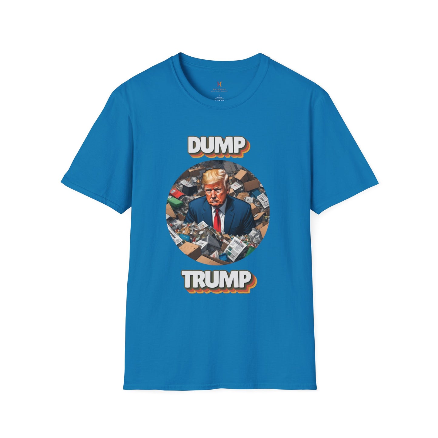 Humorous Unisex T-Shirt - "Dump Trump" Statement Tee for Political Activism and Casual Wear