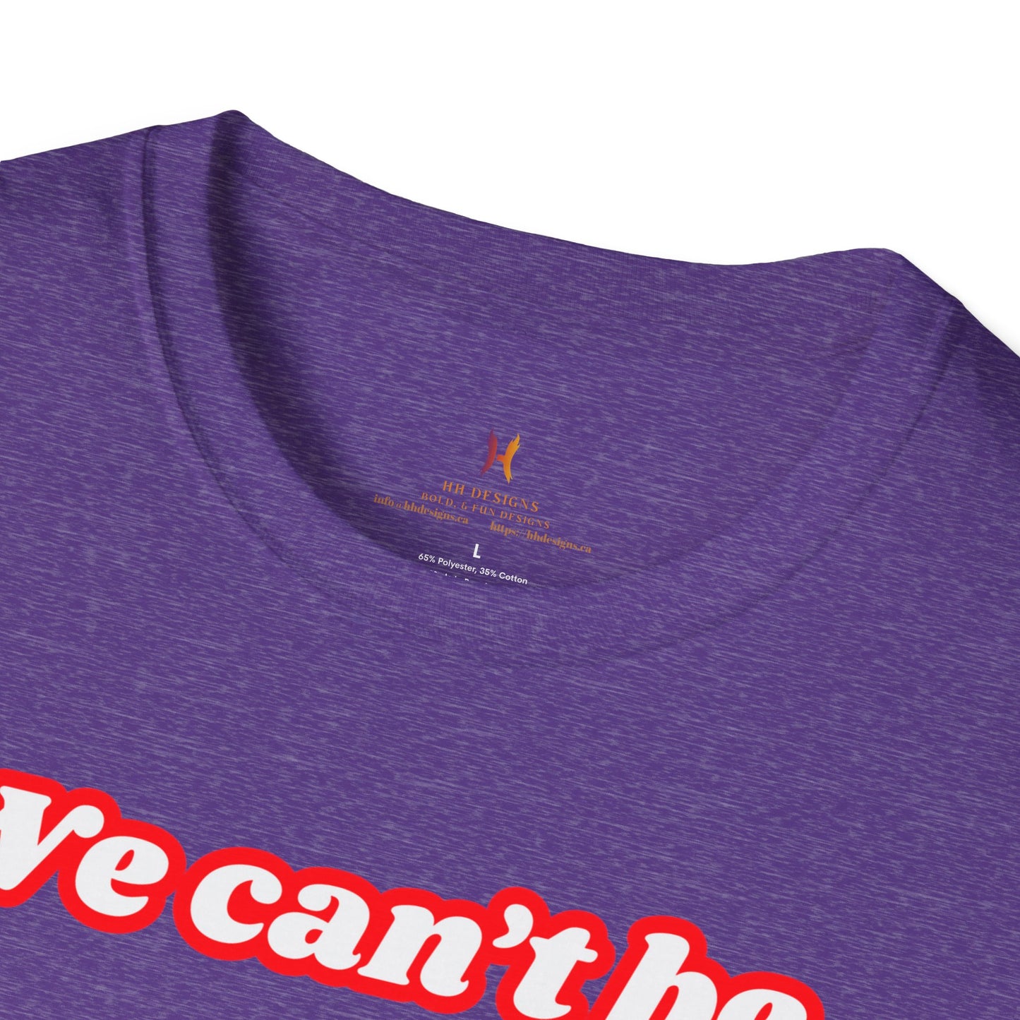 Unisex Softstyle T-Shirt - "We Can’t Be the 51st State" with Canada Map & No. 1 Gesture