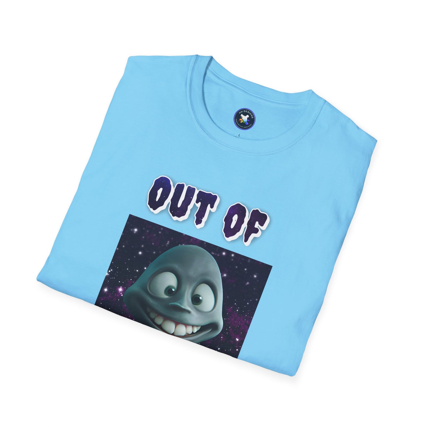 Out of This World Unisex Softstyle T-Shirt - Fun Alien Graphic Tee