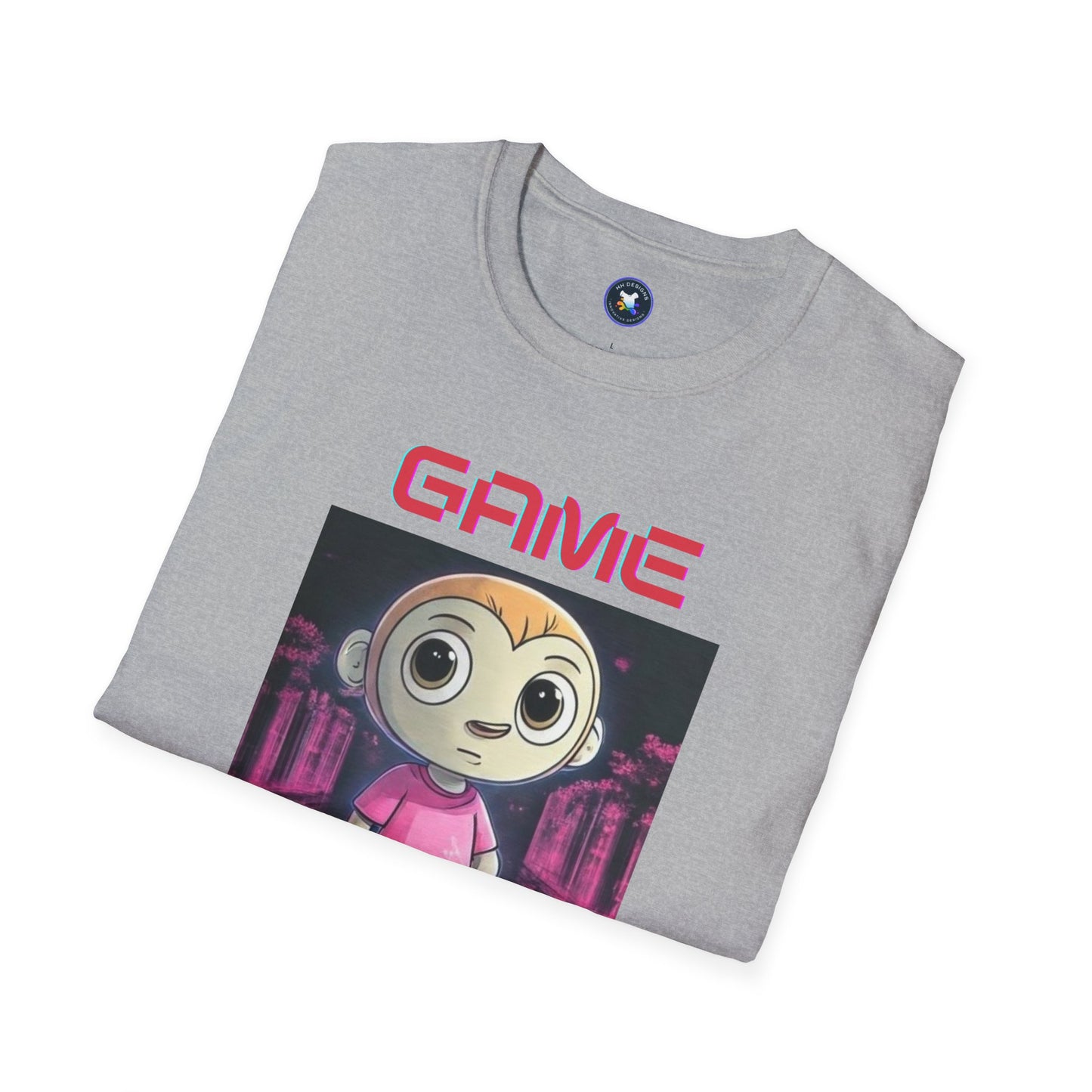 Game Over Unisex Softstyle T-Shirt - Fun Gamer Tee for Casual Wear