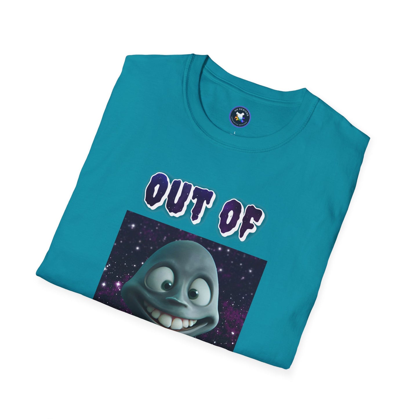 Out of This World Unisex Softstyle T-Shirt - Fun Alien Graphic Tee