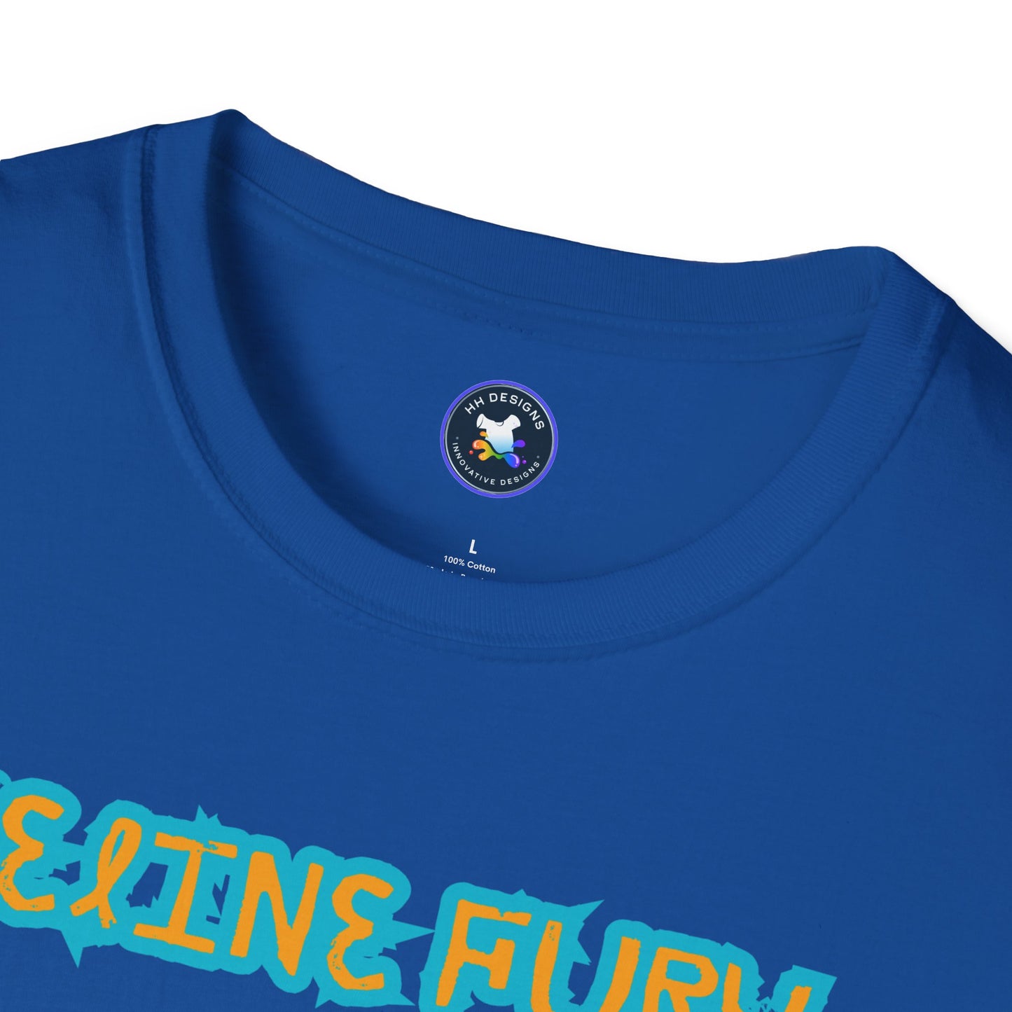 Funny Cat T-Shirt - 'Feline Fury Beware' Unisex Softstyle Tee