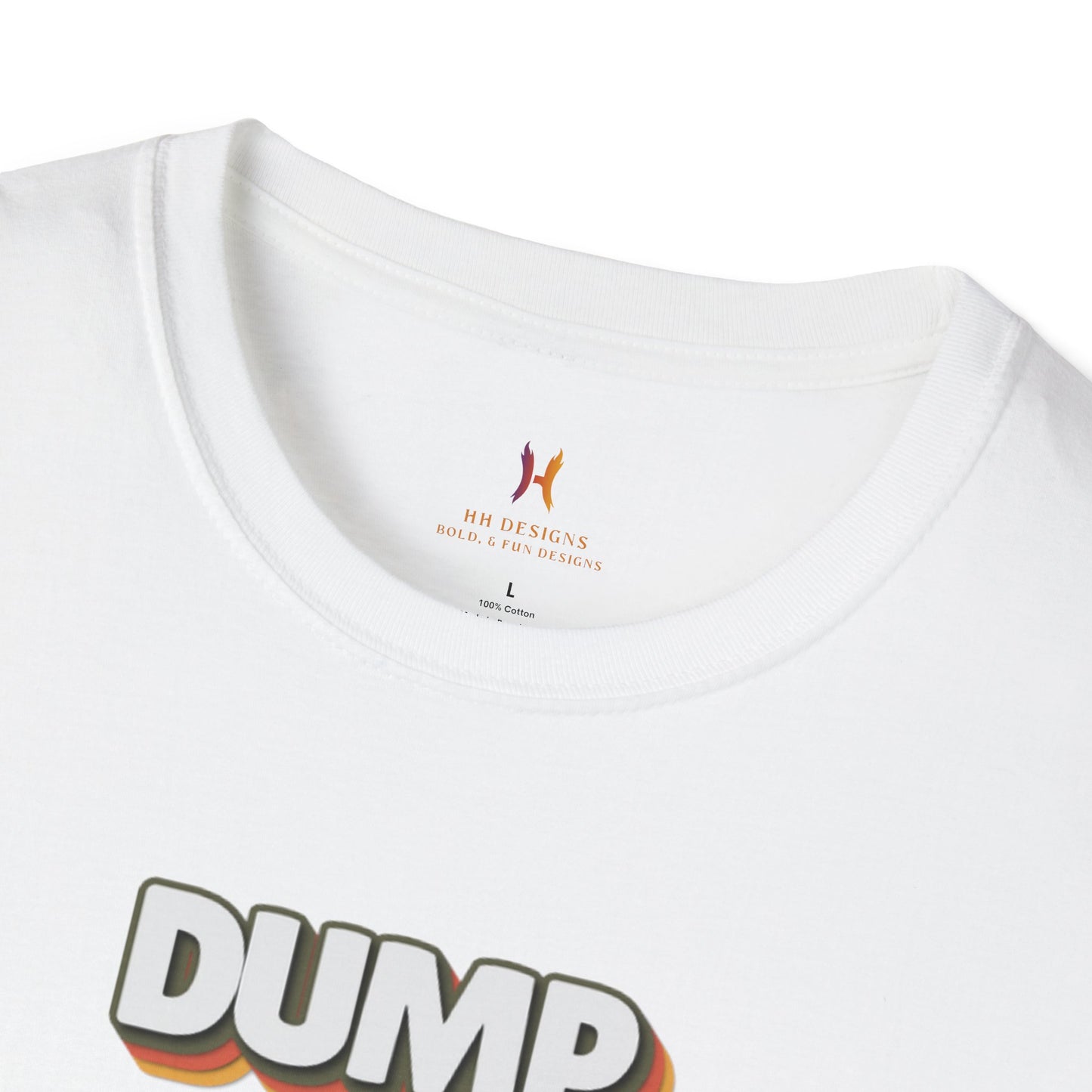 Humorous Unisex T-Shirt - "Dump Trump" Statement Tee for Political Activism and Casual Wear