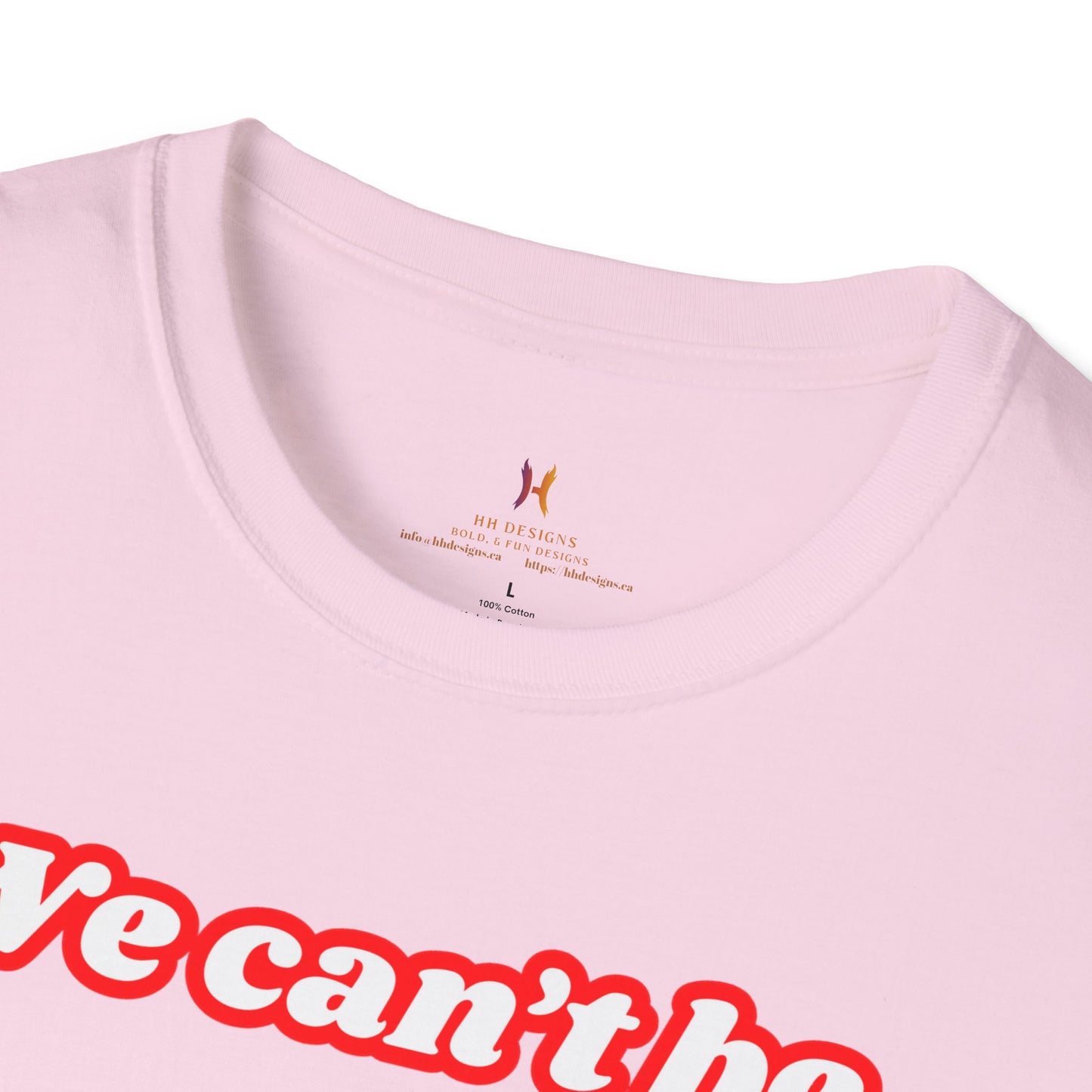 Unisex Softstyle T-Shirt - "We Can’t Be the 51st State" with Canada Map & No. 1 Gesture