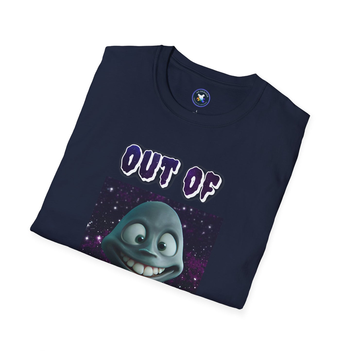 Out of This World Unisex Softstyle T-Shirt - Fun Alien Graphic Tee