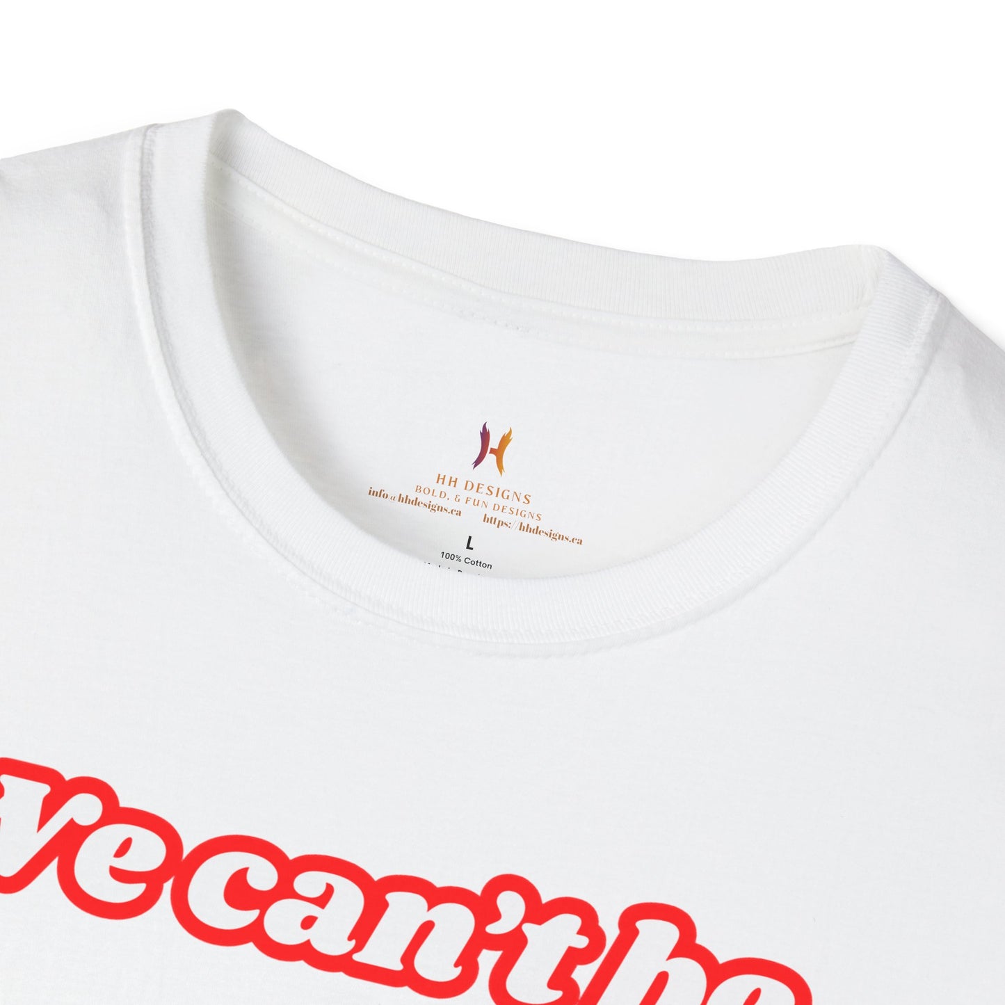 Unisex Softstyle T-Shirt - "We Can’t Be the 51st State" with Canada Map & No. 1 Gesture