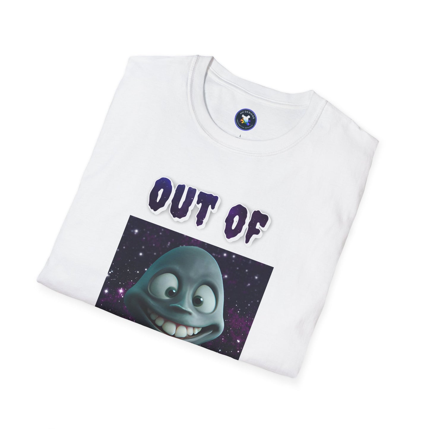 Out of This World Unisex Softstyle T-Shirt - Fun Alien Graphic Tee