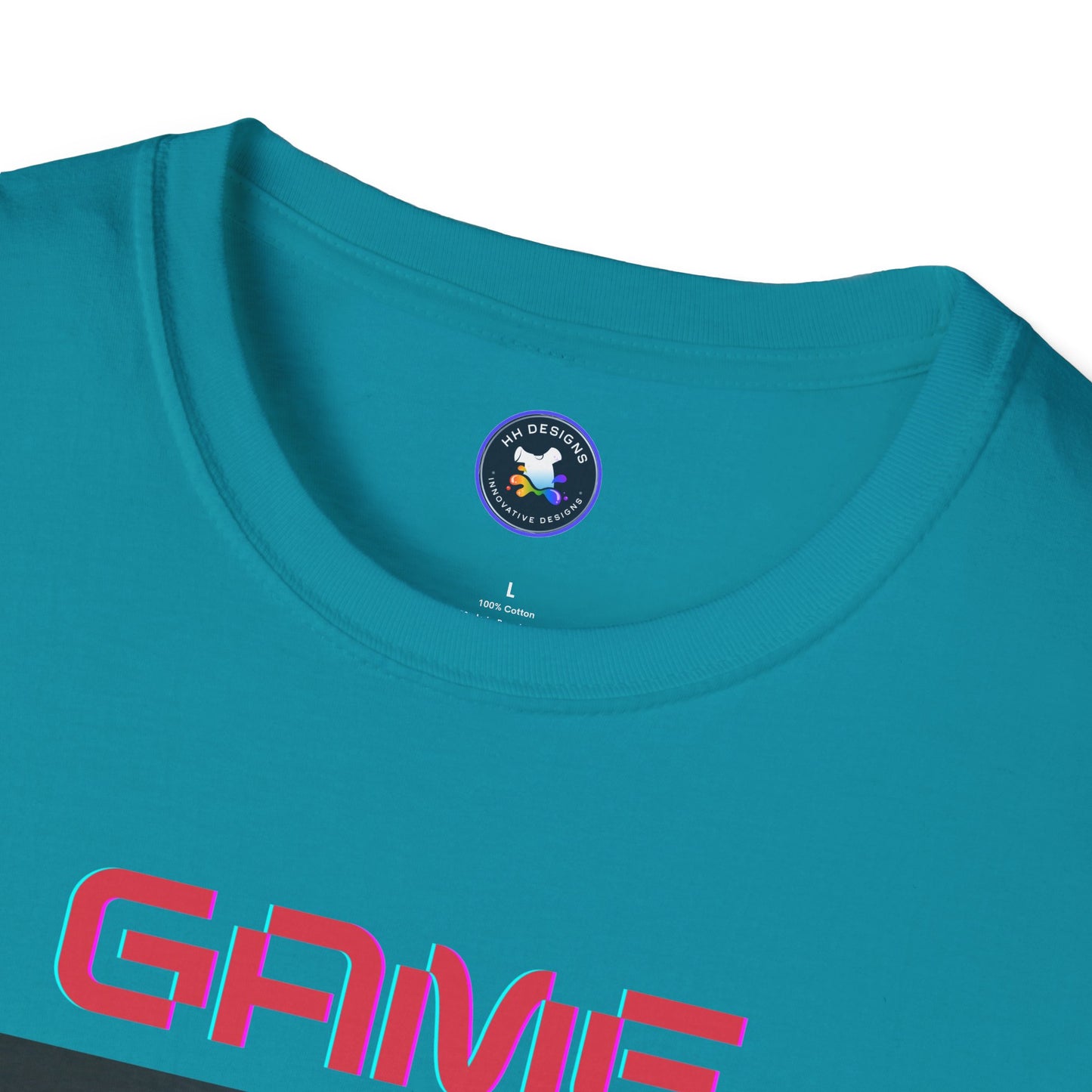 Game Over Unisex Softstyle T-Shirt - Fun Gamer Tee for Casual Wear