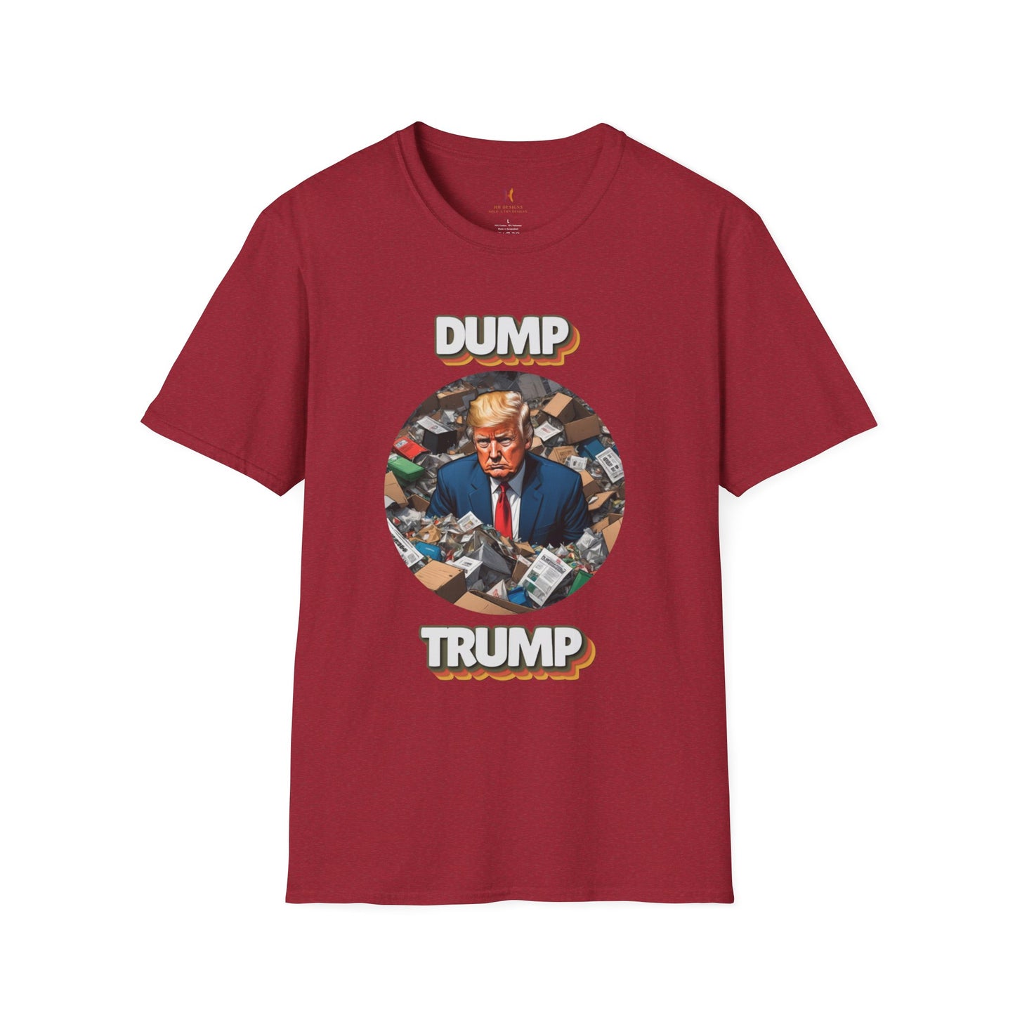 Humorous Unisex T-Shirt - "Dump Trump" Statement Tee for Political Activism and Casual Wear
