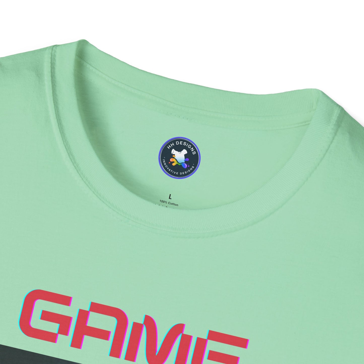 Game Over Unisex Softstyle T-Shirt - Fun Gamer Tee for Casual Wear