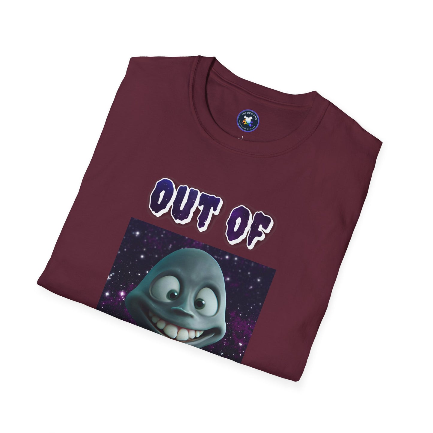 Out of This World Unisex Softstyle T-Shirt - Fun Alien Graphic Tee