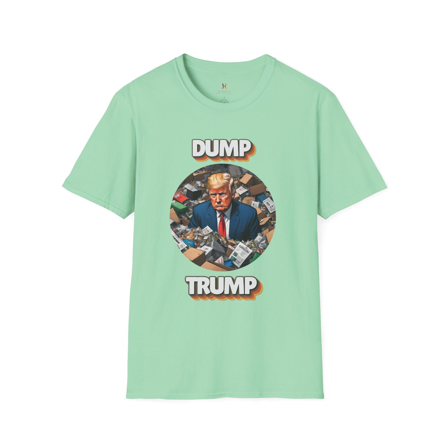 Humorous Unisex T-Shirt - "Dump Trump" Statement Tee for Political Activism and Casual Wear
