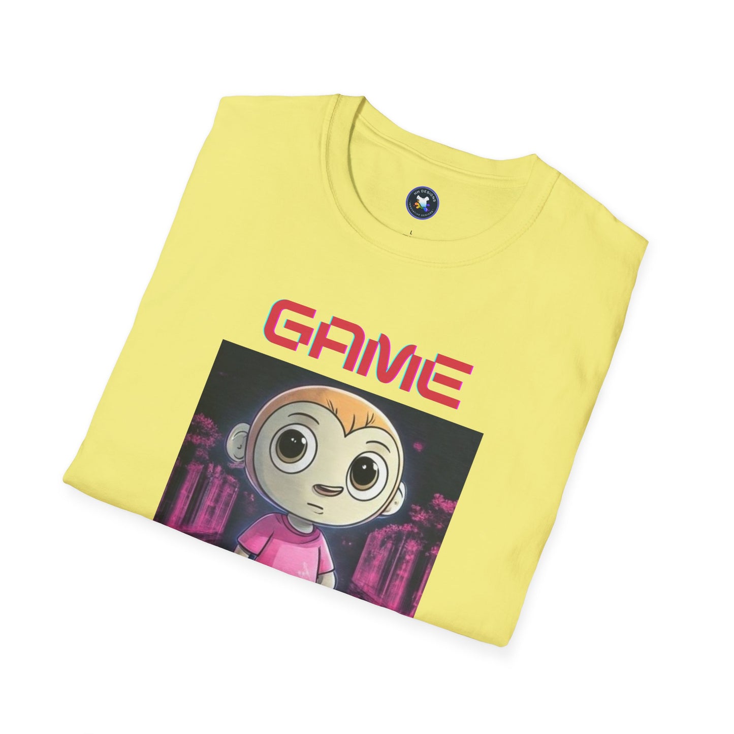 Game Over Unisex Softstyle T-Shirt - Fun Gamer Tee for Casual Wear