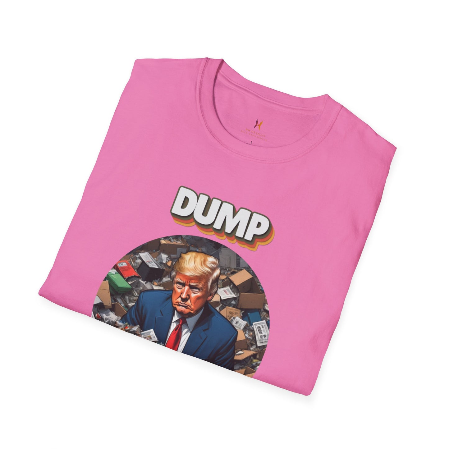 Humorous Unisex T-Shirt - "Dump Trump" Statement Tee for Political Activism and Casual Wear