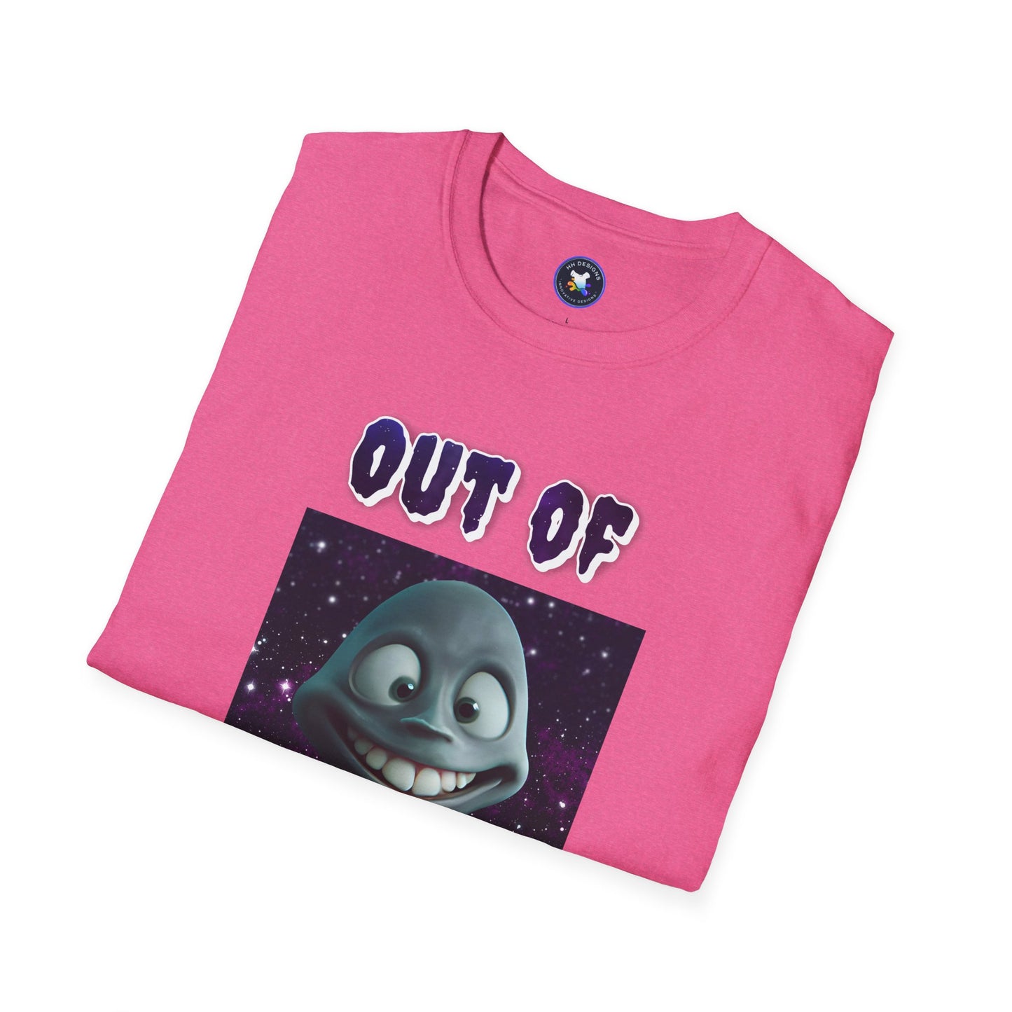 Out of This World Unisex Softstyle T-Shirt - Fun Alien Graphic Tee