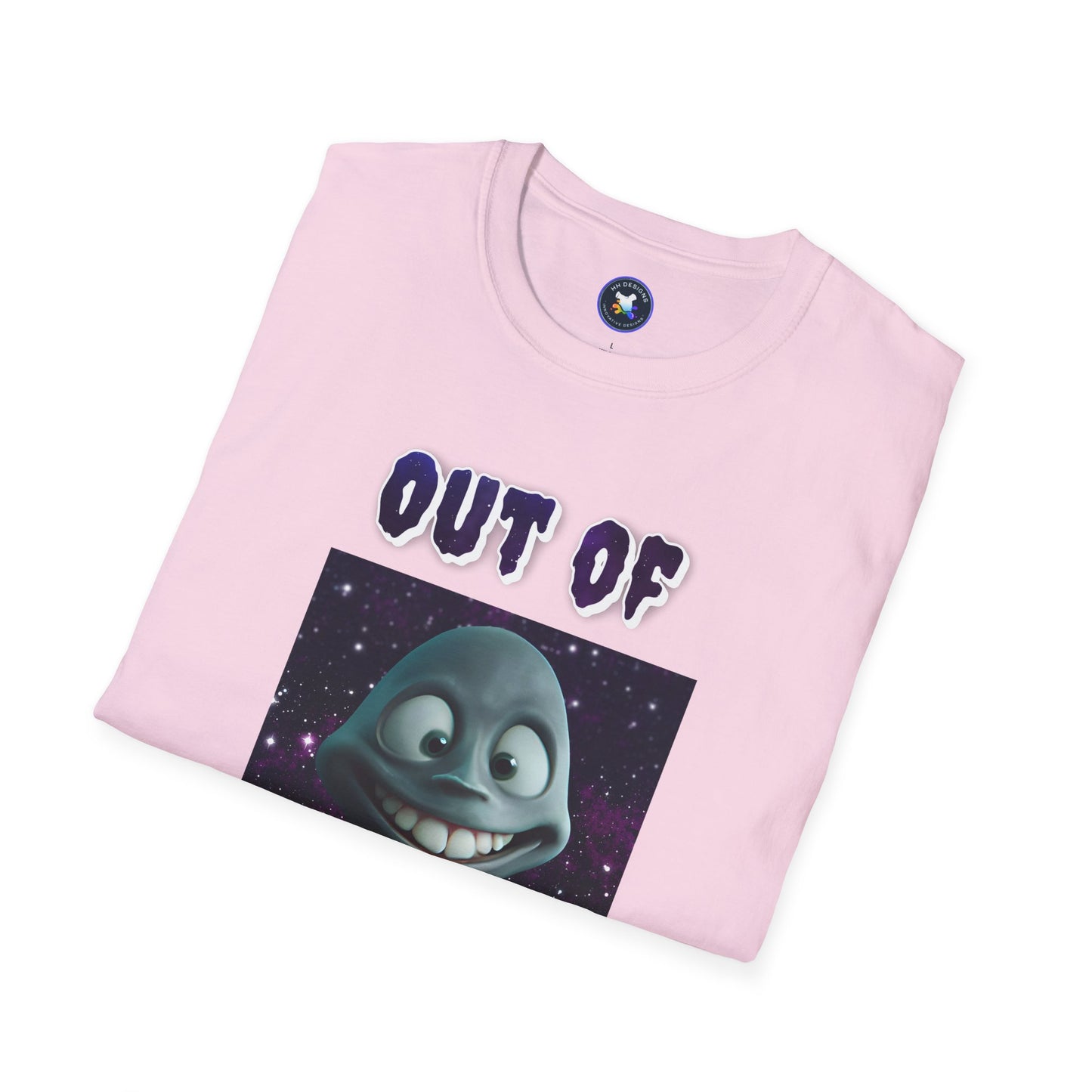 Out of This World Unisex Softstyle T-Shirt - Fun Alien Graphic Tee