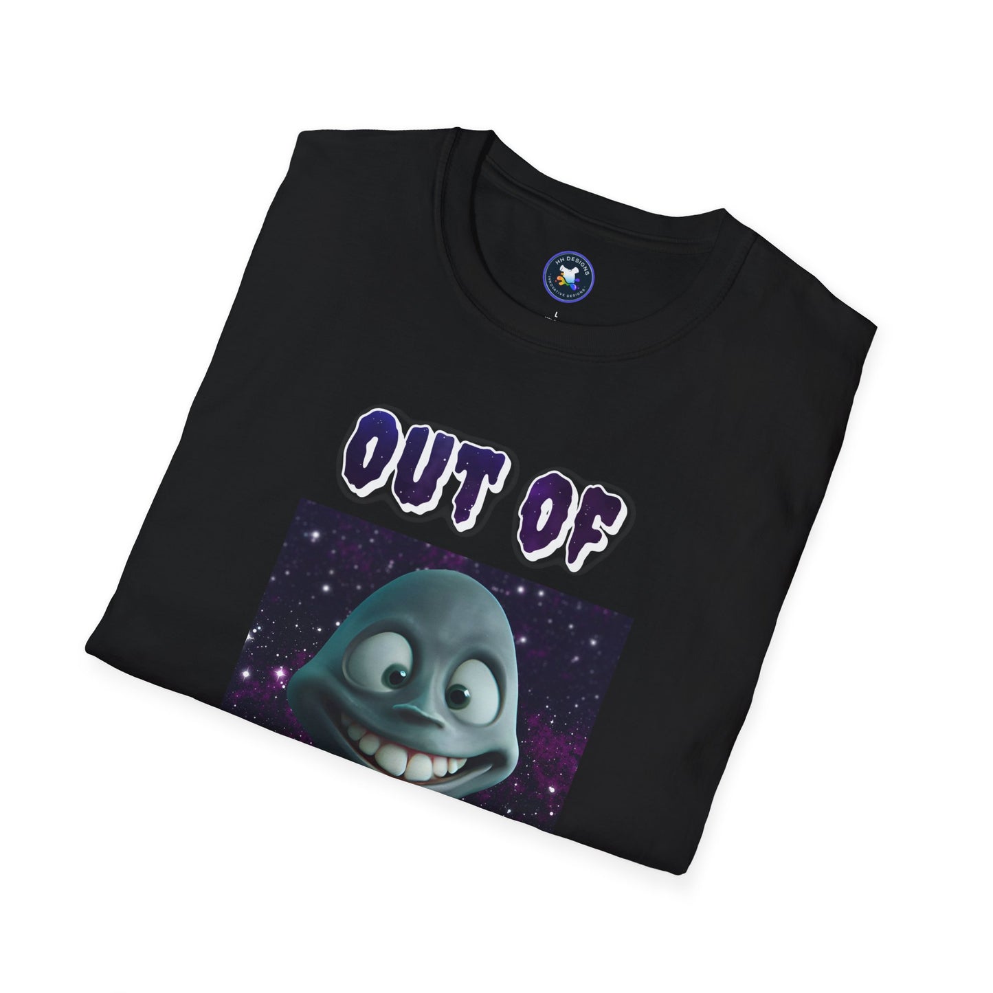 Out of This World Unisex Softstyle T-Shirt - Fun Alien Graphic Tee