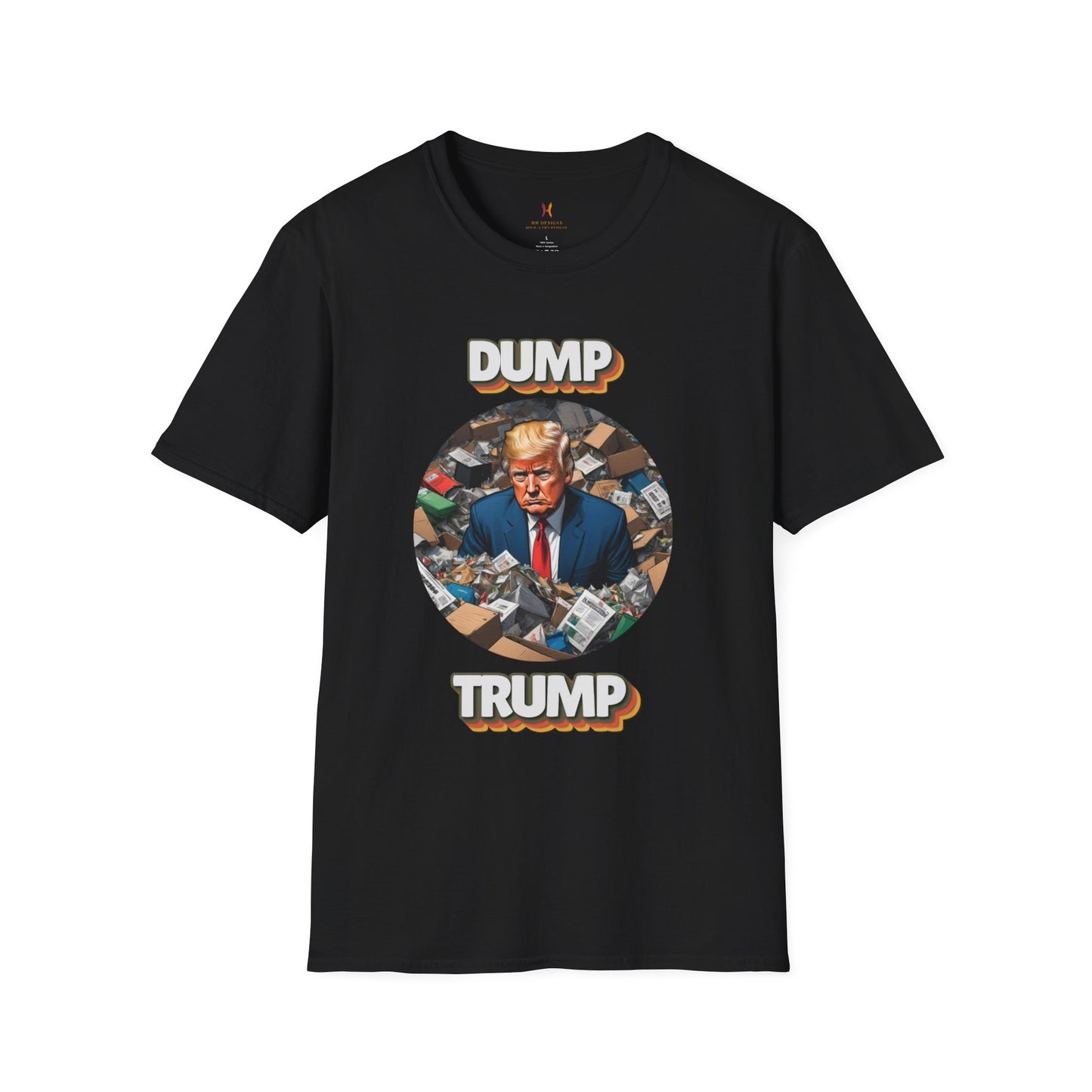 Humorous Unisex T-Shirt - "Dump Trump" Statement Tee for Political Activism and Casual Wear