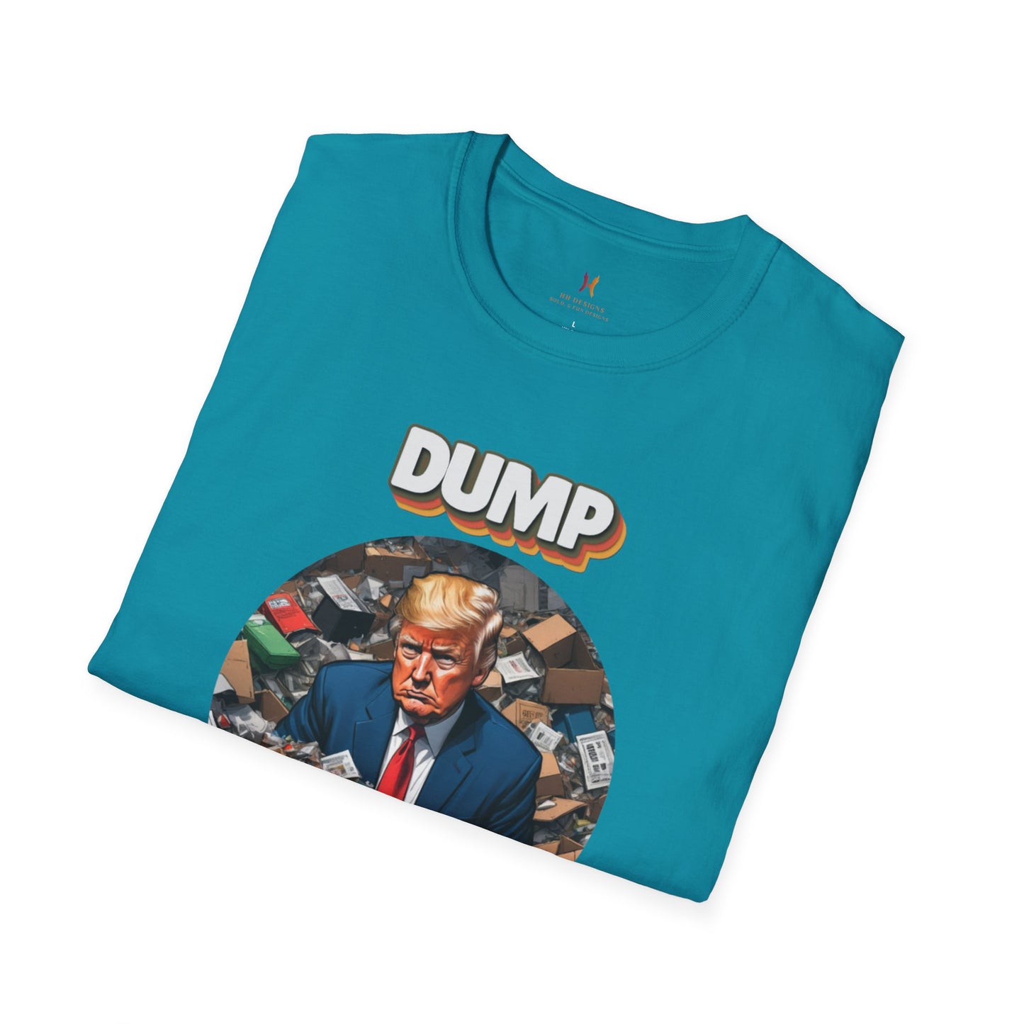 Humorous Unisex T-Shirt - "Dump Trump" Statement Tee for Political Activism and Casual Wear