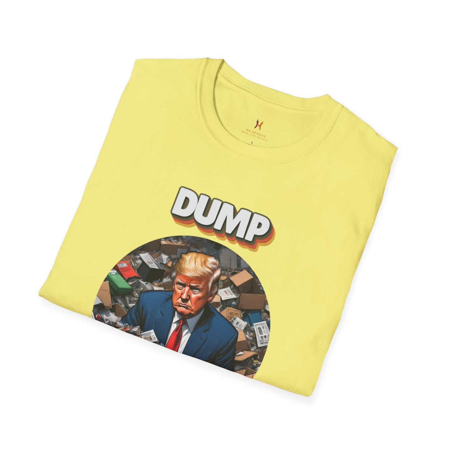 Humorous Unisex T-Shirt - "Dump Trump" Statement Tee for Political Activism and Casual Wear